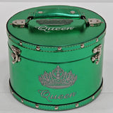 Small Metallic Crown Case 8.5" WIDE X 6" TALL - 9 COLORS $119.00