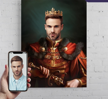 Red King Portrait