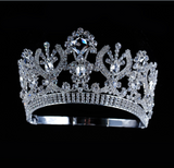 Augusta Tiara -Clear or Aurora Borialis Accents