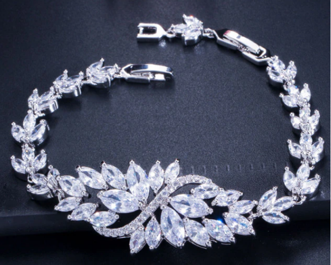 Fabulous Design CZ Bracelet -  Silver
