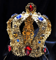 Royal Swarovski Gold Crown