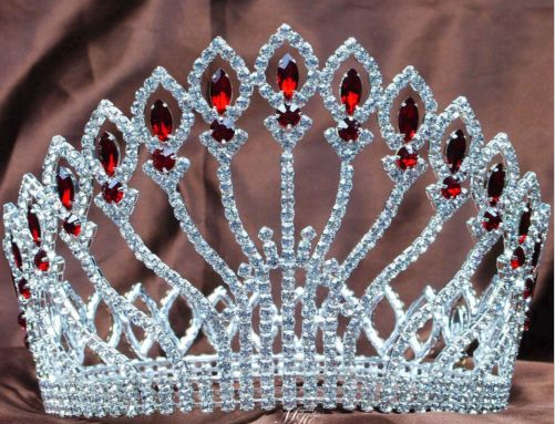 Angers Contour Crown - All Clear, Red, Green or Blue Accents