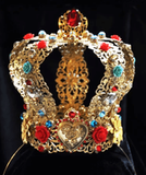 PALMIRA - Red & Turquoise Antique Crown