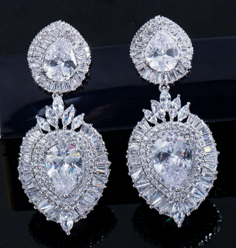 Sensational CZ Luxury Drop Earrings