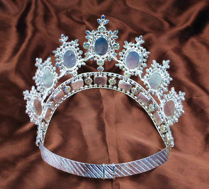 Lyric Contour Tiara - Clear, Red, Purple or Blue Accents