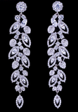 Long Dangle Gorgeous Drop CZ Luxury Earrings