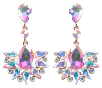 Starburst Drop Pierced Earrings