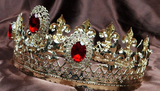 Royal Crown - Gold/Red or Silver/Blue