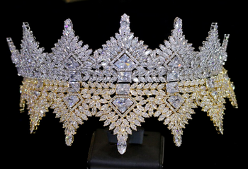 The Memorable CZ Tiara - Silver or Gold