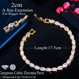 Delicate CZ Bracelet -  Gold or Silver