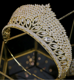 The August CZ Tiara - Silver or Gold