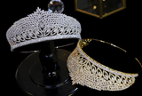 The August CZ Tiara - Silver or Gold