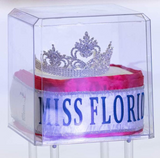 Personalized Display Case for Crown and Sash - 10"x10"x10"