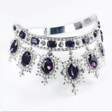 Lyric Contour Tiara - Clear, Red, Purple or Blue Accents