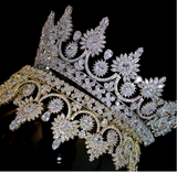 The Elated CZ Tiara - Gold or Silver