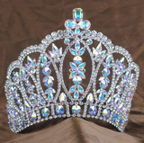 Vintage Queen Tiara - Clear or AB Crystals
