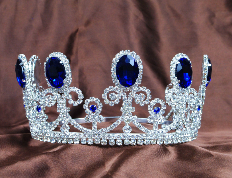 Royal Tiara - Blue or Green Accents – Holly Hardwick Crowns