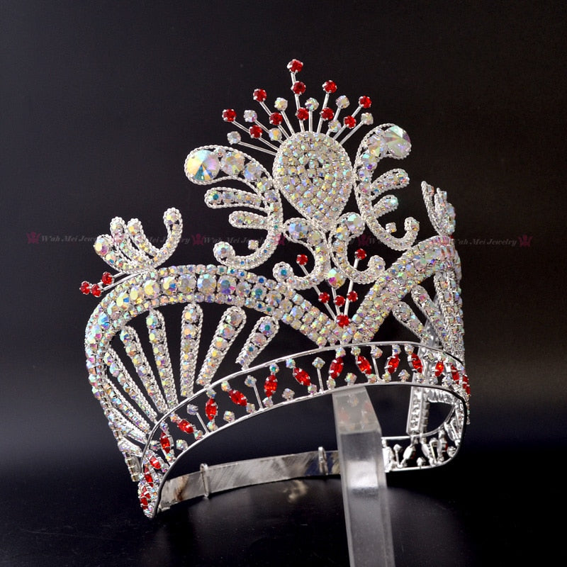 Miss Universe Tiara - All Clear, Green,Red or Blue Accents