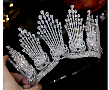 Copy of The Fondness CZ Tiara - Gold or Silver