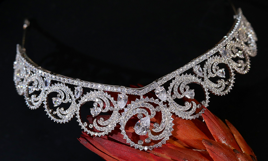 The Wave CZ TIARA – Holly Hardwick Crowns The Wave CZ TIARA – Holly Hardwick Crowns