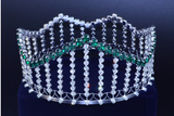 NEW! CRYSTAL Miss Crown - Clear, AB, Pink, Green or Topaz Accents