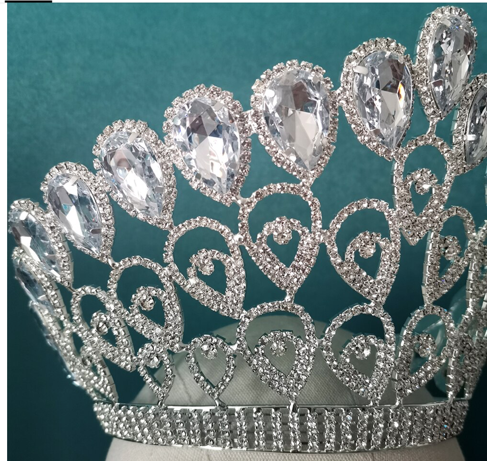 World's Queen Tiara - Clear or Blue Accents