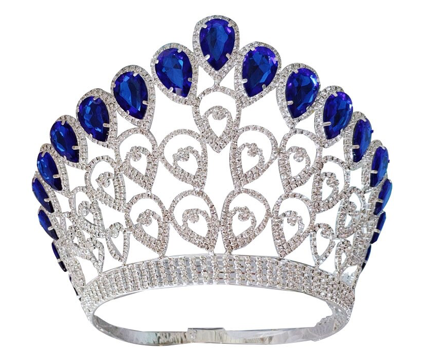 World's Queen Tiara - Clear or Blue Accents