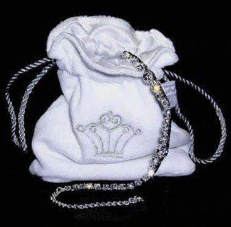White Velvet Jewelry Bags