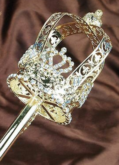 The Crown Scepter - Silver or Gold