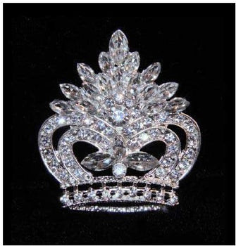 Sunburst Crown Pin