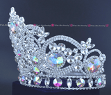 Magnificent Crown - Clear or Aurora Borielis Stones