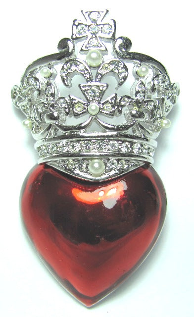 Heart's Desire Crown Pin