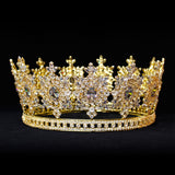 Brilliant CRYSTAL Gold Full Crown with Emblem