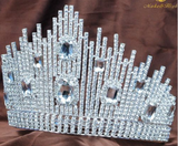 Miss Universe DIC Crown - All Clear or Clear with Blue or Red accents