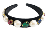 Pearls with Gemstone Headband