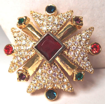Royal Maltese Cross Pin