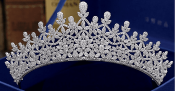 Ryker CZ Tiara - Silver or Gold