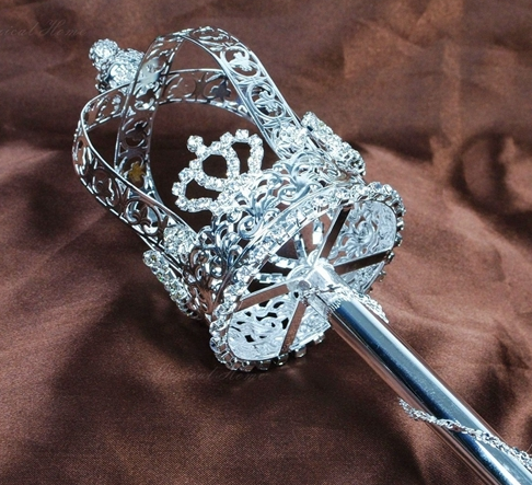 The Crown Scepter - Silver or Gold