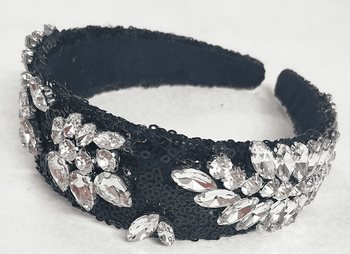 Shiny Crystal Dramatic Headband