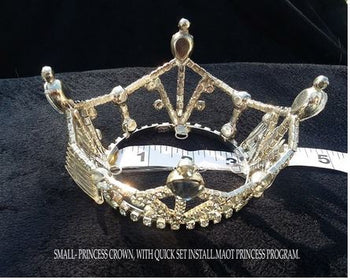 PRINCESS & LITTLE SISTERS Small Crown Clips