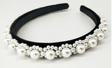 Small Pearl Cluster Headband - 3 colors!