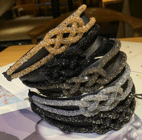 Twisted Sparkling Headbands - 5 colors!
