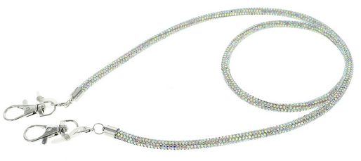 Glamorous Mask Straps - AB Crystal or Multi Colored Crystals